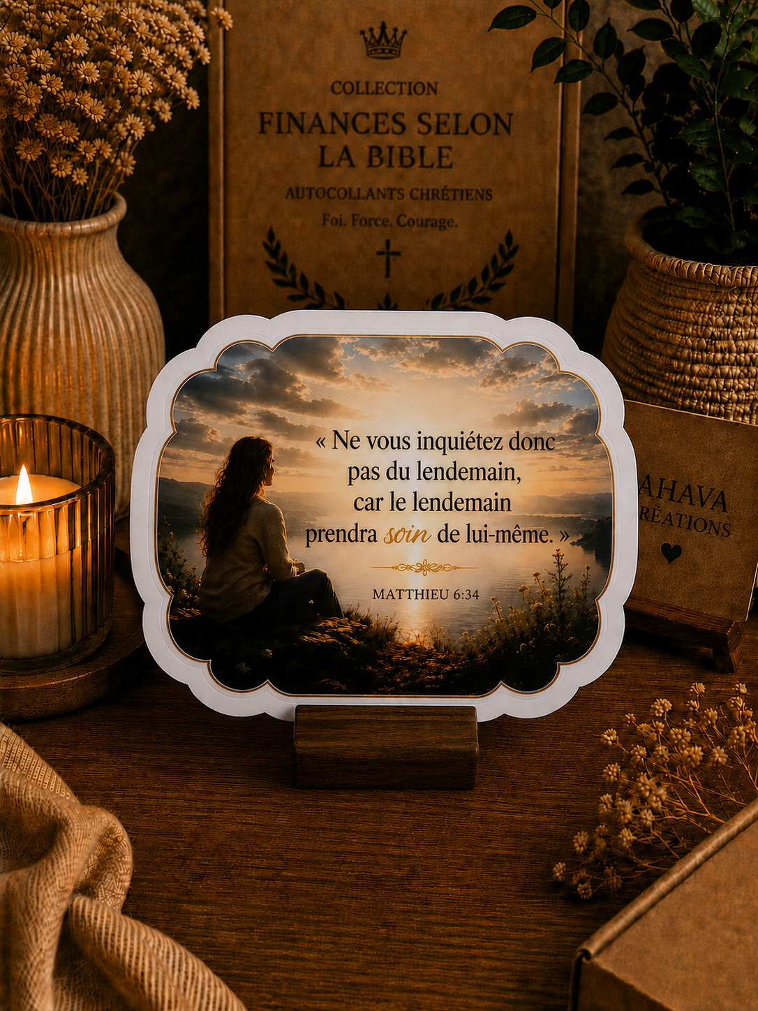 Collection "Finances selon la Bible" – 10 stickers chrétiens