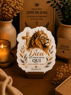 Collection "Lion de Juda" – 10 stickers chrétiens