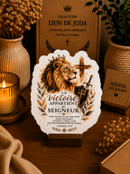 Collection "Lion de Juda" – 10 stickers chrétiens
