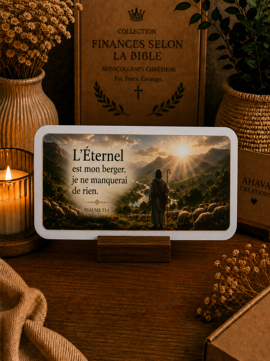 Collection "Finances selon la Bible" – 10 stickers chrétiens