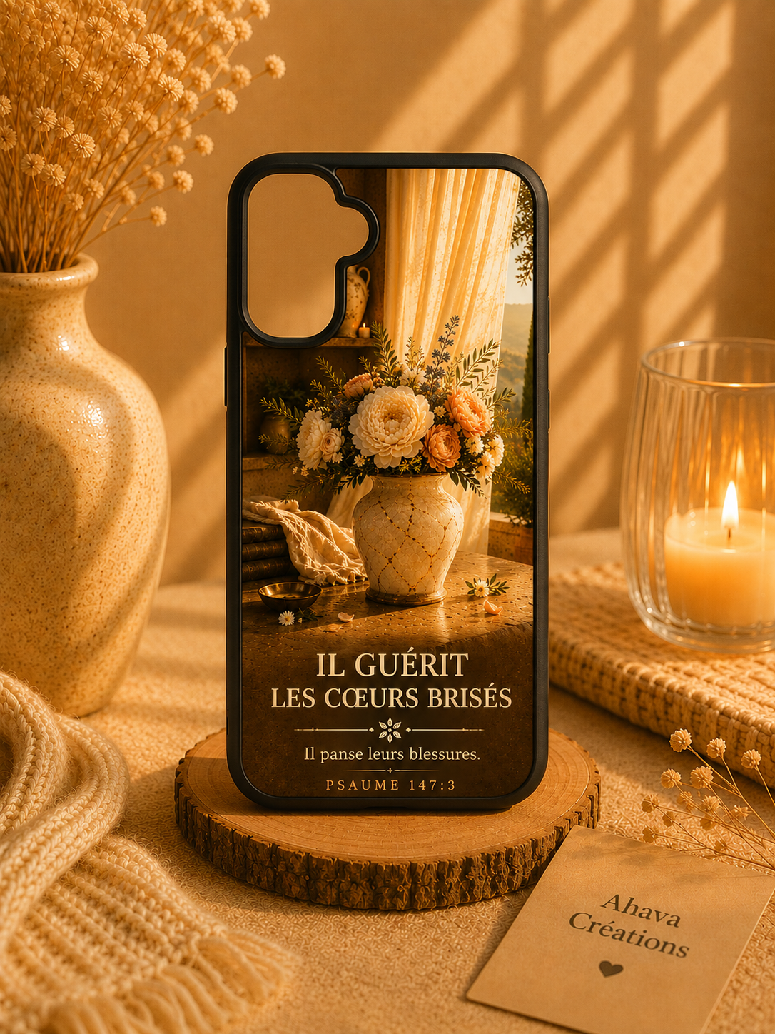 Coque chrétienne – Il guérit les cœurs brisés | Psaume 147:3