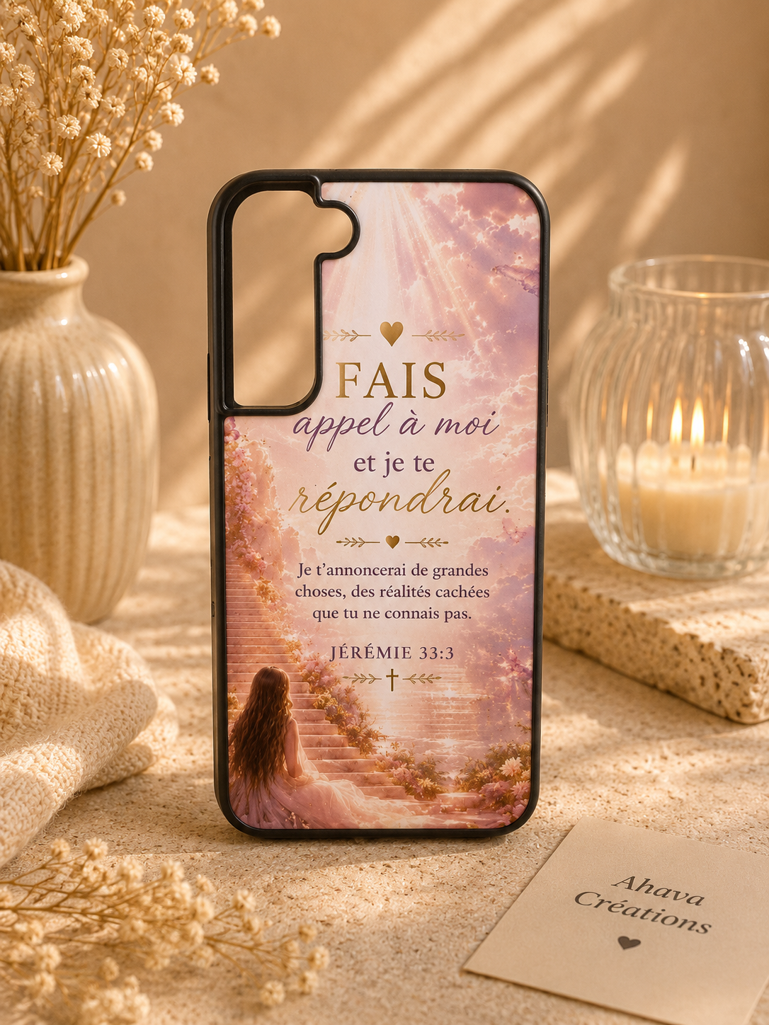 Coque chrétienne – Fais appel à moi | Jérémie 33:3