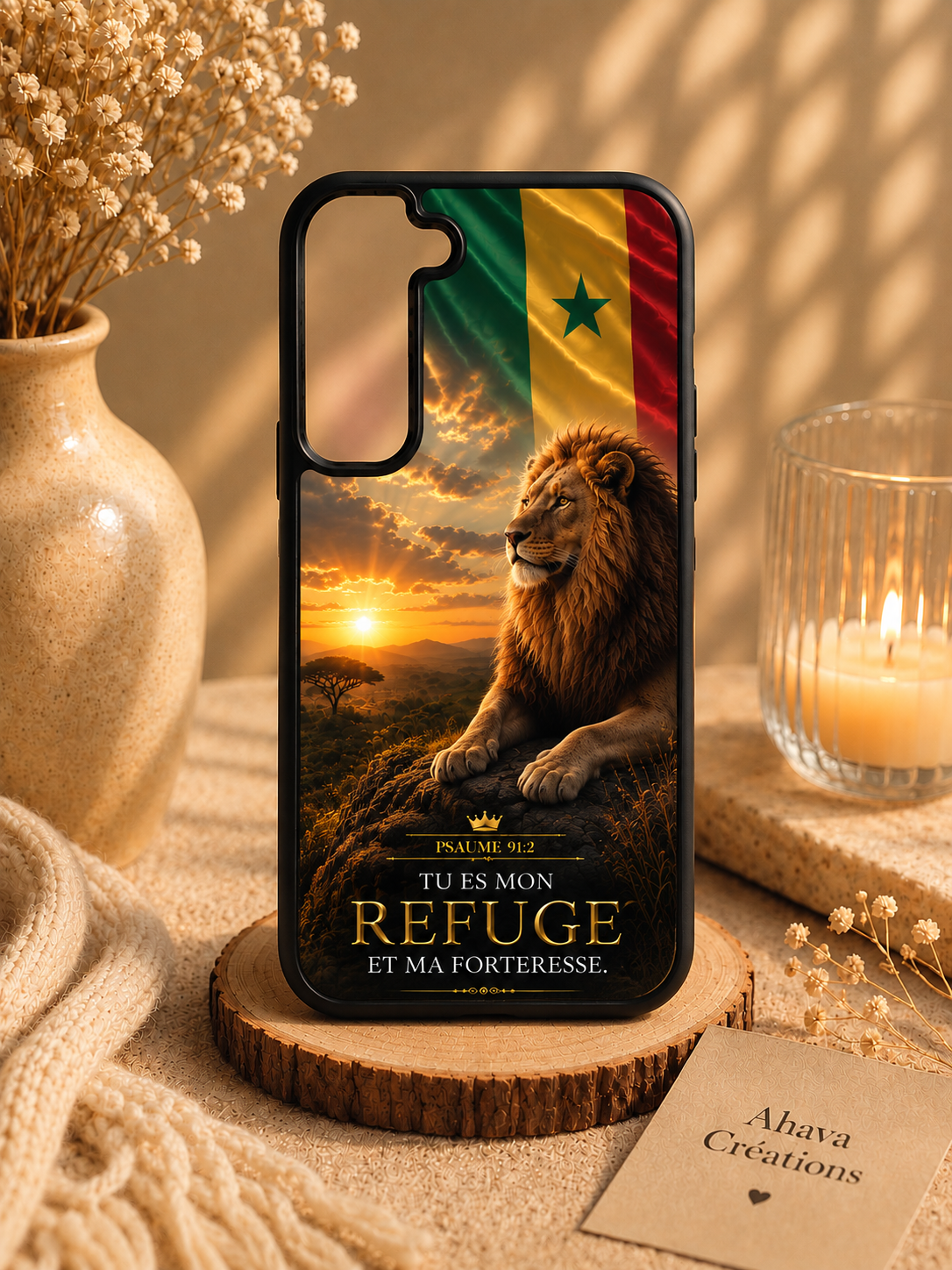Coque chrétienne – Tu es mon refuge | Psaume 91:2