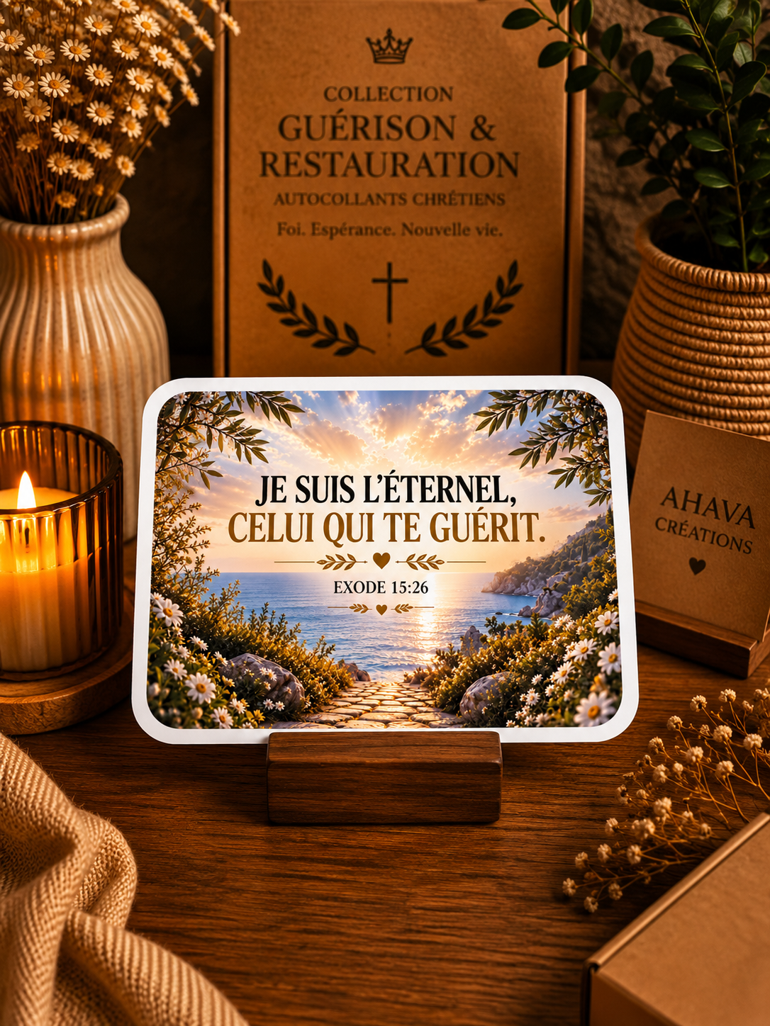 Collection "Guérison & Restauration" – 10 stickers chrétiens