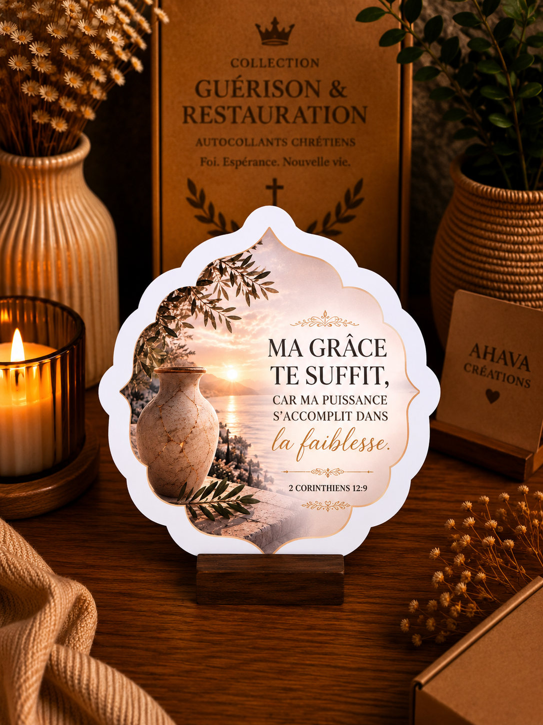 Collection "Guérison & Restauration" – 10 stickers chrétiens